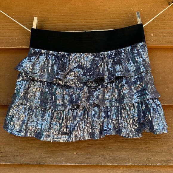 The Children's Place Other - Girls Sequins Ruffle Skirt Size 14a By The Childrens Place